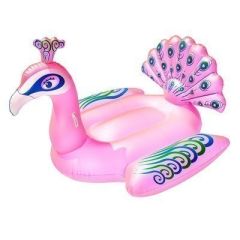 Aqua Leisure Aqua Flash Light Up Princess Peacock RideOn Float Pink-small image