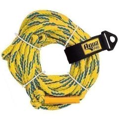 Aqua Leisure 4Person Floating Tow Rope 4,100lb Tensile Yellow-small image