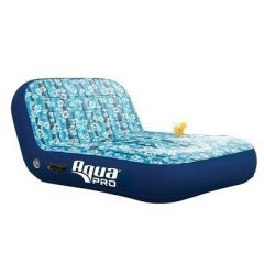 Aqua Leisure Ultra Cushioned Comfort Lounge Hawaiian Wave Print 2Person-small image