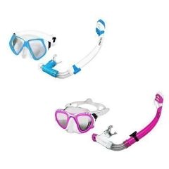 Aqua Leisure Gemini Pro Adult Combo Dive Set Mask Snorkel Assorted Colors-small image