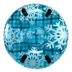 Aqua Leisure 43 Pipeline Sno Clear Top Racer SnoTube Cool Blue Plaid-small image