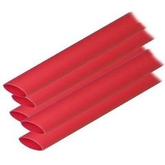 Ancor Adhesive Lined Heat Shrink Tubing Alt 12 X 12 5Pack Red-small image