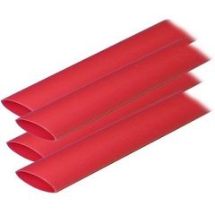 Ancor Adhesive Lined Heat Shrink Tubing Alt 34 X 12 4Pack Red-small image