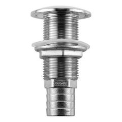 Attwood Stainless Steel ThruHull Standard Straight Barbed 1 Inner Diameter-small image