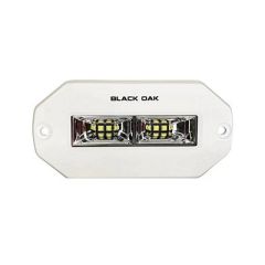 Black Oak Pro Series 4 Flush Mount Spreader Light White Housing-small image