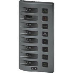 Blue Sea 4308 Weatherdeck Water Resistant Fuse Panel 8 Position Grey-small image