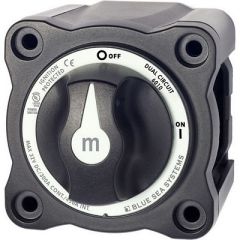 Blue Sea 3010200 Battery Switch Dual Circuit Black-small image