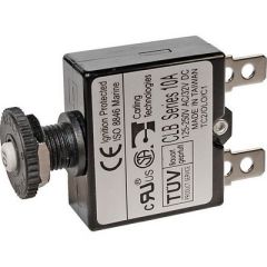 Blue Sea 7052 5a Push Button Thermal With Quick Connect Terminals-small image