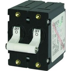 Blue Sea 7238 ASeries Double Pole Toggle 30amp White-small image