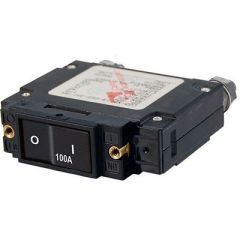 Blue Sea 7549 CSeries Flat Rocker Circuit Breaker Single Pole 100a-small image