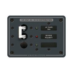 Blue Sea 8029 Ac Main 1 Position Breaker Panel White Switches-small image