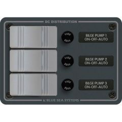 Blue Sea 8665 Contura 3 Bilge Pump Control Panel-small image