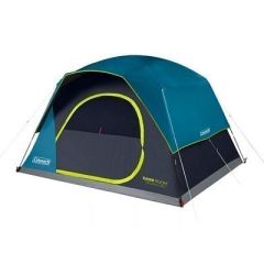 Coleman 6Person Skydome Camping Tent Dark Room-small image