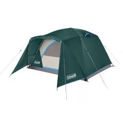 Coleman Skydome 4Person Camping Tent WFullFly Vestibule Evergreen-small image