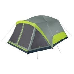 Coleman Skydome 8Person Camping Tent WScreen Room, Rock Grey-small image