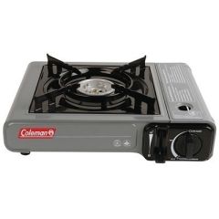 Coleman Table Top 1 Burner Butane Camping Stove Grey-small image