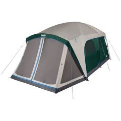 Coleman 12Person Skydome Camping Tent WScreen Room Evergreen-small image
