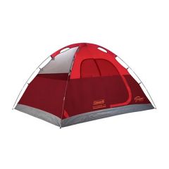 Coleman 4Person Flatwoods Ii Lightweight Dome Camping Tent Red-small image