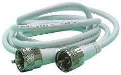 Digital 12' Rg8x W/ Mini Uhf Female Connectors & Pl259 Adap-small image