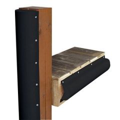 Dock Edge Piling Bumper One End Capped 6 Black-small image