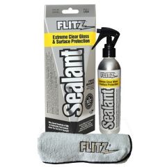 Flitz Sealant Spray Bottle WMicrofiber Polishing Cloth 236ml8oz Case Of 6-small image