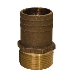 Groco 12 Npt X 34 Bronze Full Flow Pipe To Hose Straight Fitting-small image