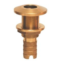 Groco Bronze Hose Barb ThruHull Fitting 118-small image