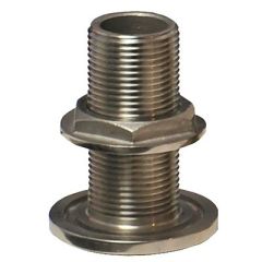 Groco 1 Nps Npt Combo Stainless Steel ThruHull Fitting WNut-small image