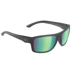 H2optix Grayton Sunglasses Matt Black, Brown Green Flash Mirror Lens Cat 3 Ar Coating-small image