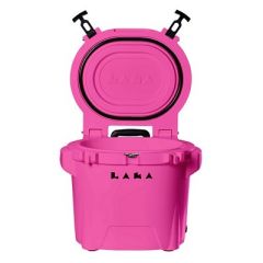 Laka Coolers 30 Qt Cooler WTelescoping Handle Wheels Pink-small image