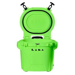 Laka Coolers 30 Qt Cooler WTelescoping Handle Wheels Lime Green-small image