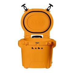 Laka Coolers 30 Qt Cooler WTelescoping Handle Wheels Orange-small image