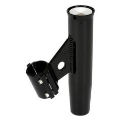 LeeS ClampOn Rod Holder Black Aluminum Vertical Mount Fits 1315 OD Pipe-small image