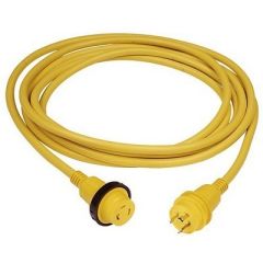 Marinco 30 Amp Powercord Plus Cordset WPowerOn Led Yellow 50ft-small image