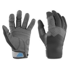 Mustang Traction Closed Finger Gloves GreyBlue Large-small image