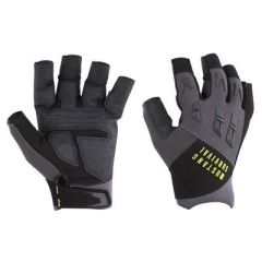 Mustang Ep 3250 Open Finger Gloves GreyBlack Small-small image
