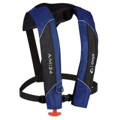 Onyx AM24 AutomaticManual Inflatable Pfd Life Jacket Blue-small image