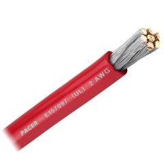 Pacer Red 2 Awg Battery Cable Sold By The Foot-small image