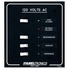 Paneltronics Standard Ac 3 Position Breaker Panel Main WLeds-small image