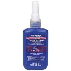 Permatex High Strength Threadlocker Red Bottle 90ml-small image