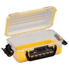Plano Waterproof Polycarbonate Storage Box 3600 Size YellowClear-small image
