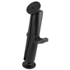 Ram Mount Ball Mount WLong Double Socket Arm 225 Round Bases WAmps Pattern-small image