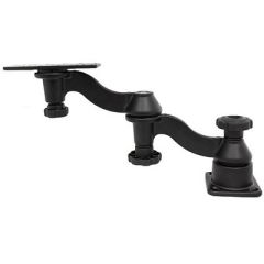 Ram Mount Double 6 Swing Arm With 625 X 2 Rectangle Base And Horizontal Mounting Base-small image