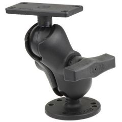 Ram Mount 15 Ball Mount W25 Round Base, Short Arm 15 X 3 Plate FHumminbird Helix 5 Only-small image