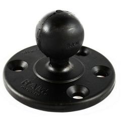 RAM Mount 3.68" Round Base w/1.5 Ball - Mobile Mounting Solutions-small image