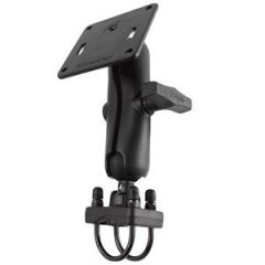 Ram Mount 15 Rail Mount WDouble UBolt Base 3625 Square Base Vesa 75mm X 75mm Hole Pattern-small image
