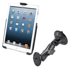 Ram Mount Suction Cup Mount WApple Ipad Mini EzRollR Cradle-small image