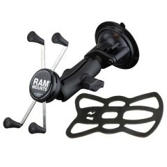 Ram Mount TwistLock Suction Cup Mount WUniversal XGrip Large PhonePhablet Cradle-small image