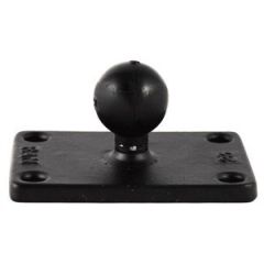 RAM Mount 2" x 3" Rectangle Base w/1" Ball - Mobile Mounting Solutions-small image