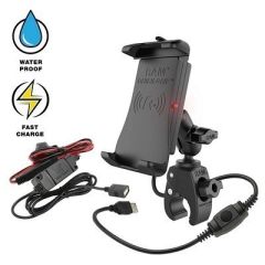 Ram Mount QuickGrip 15w Waterproof Wireless Charging Mount WToughClaw-small image